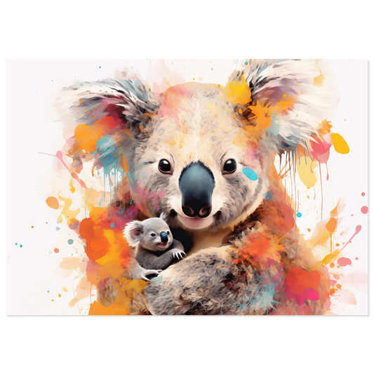 Koala koala bear pop art (WILD90)