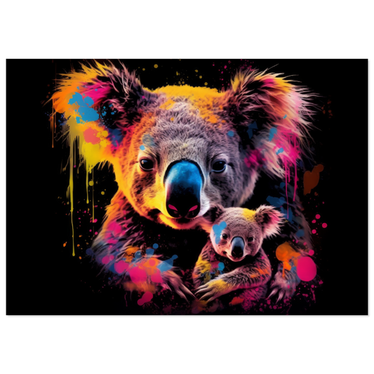 Koala koala bear pop art (WILD93)