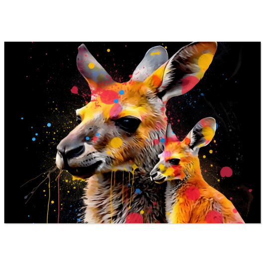 Kangaroo pop art (WILD99)