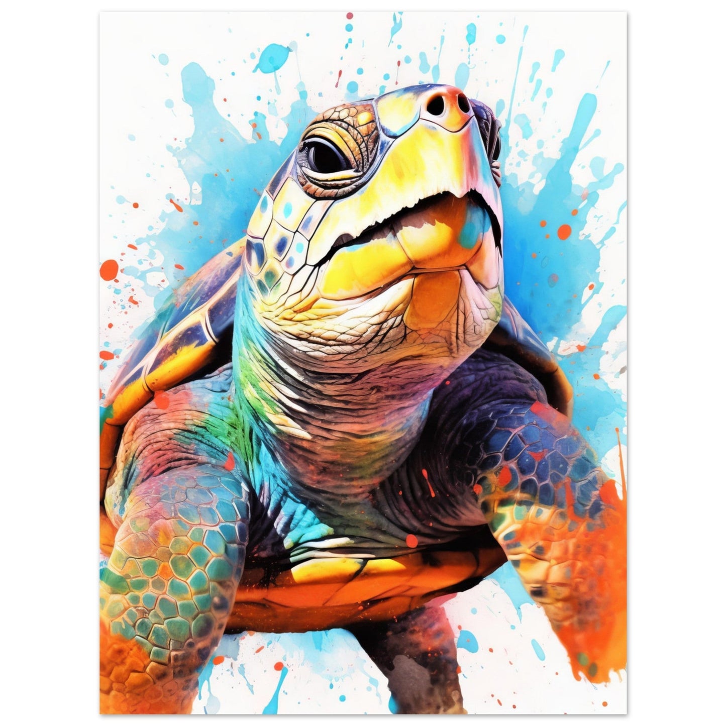 Schildkröte Pop-Art (TURTLE08)