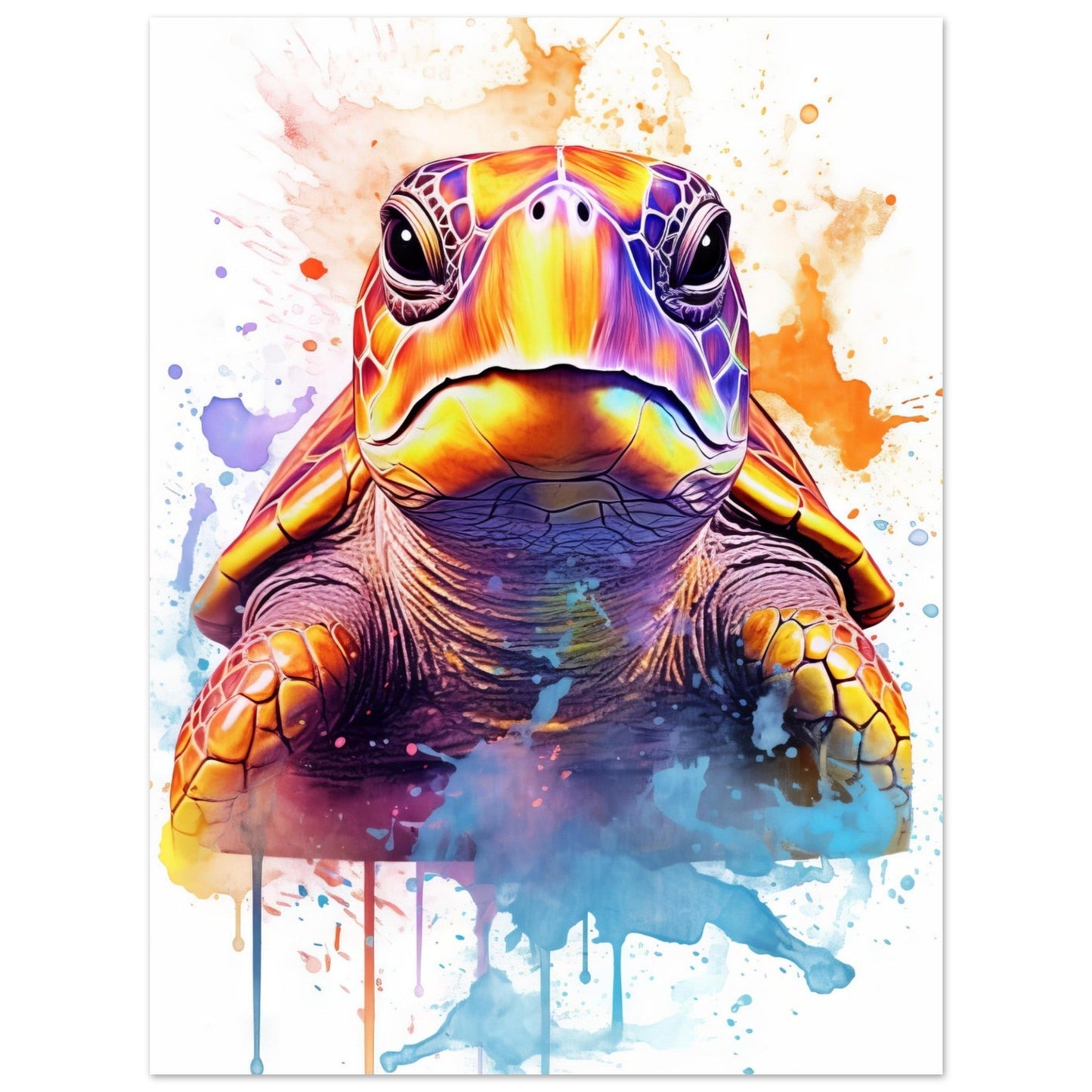 Schildkröte Pop-Art (TURTLE05)