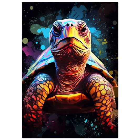 Schildkröte Pop-Art (TURTLE04)