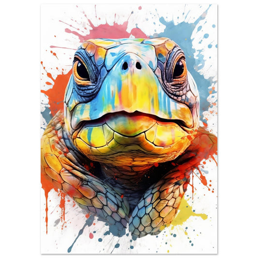 Schildkröte Pop-Art (TURTLE07)