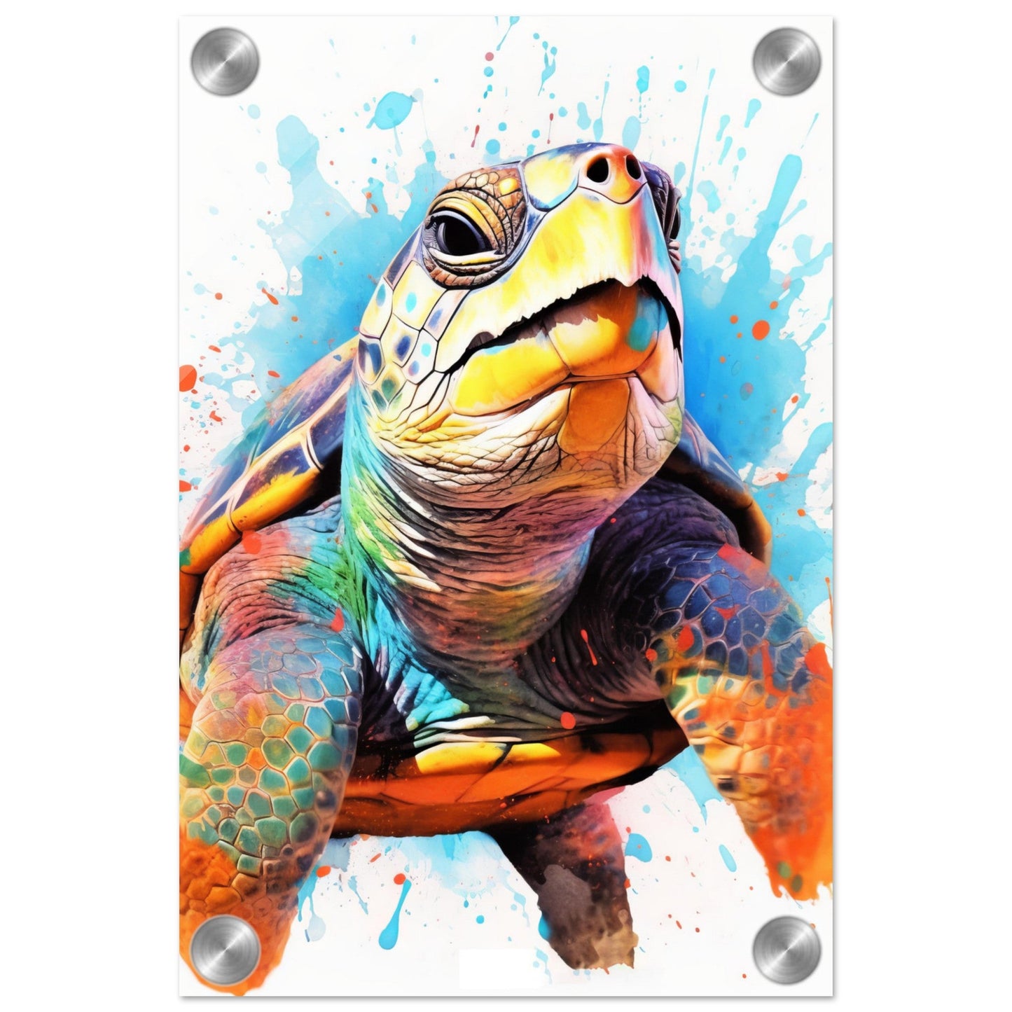 Schildkröte Pop-Art (TURTLE08)