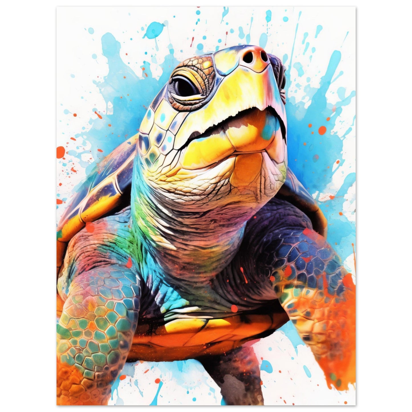 Schildkröte Pop-Art (TURTLE08)
