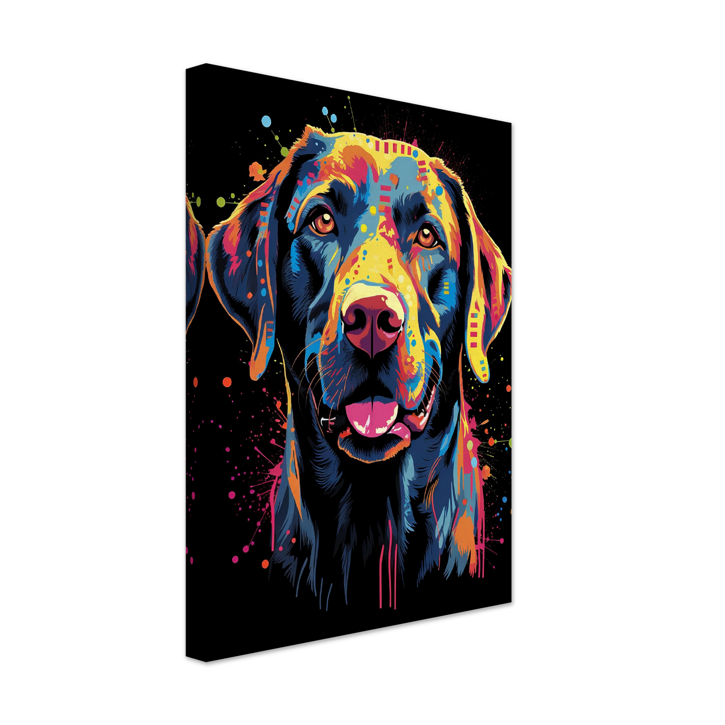 Labrador Hund Pop-Art (DOG02)