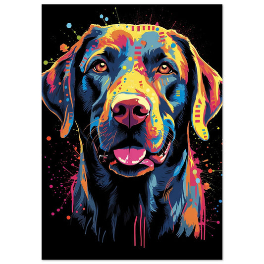 Labrador dog pop art (DOG02)