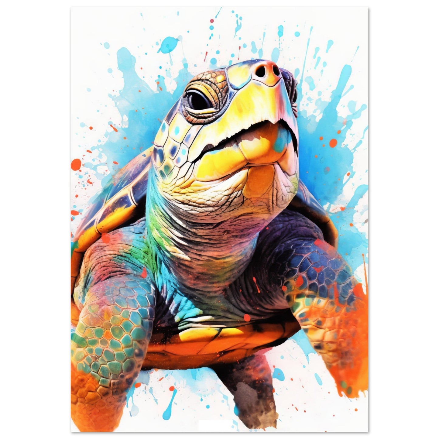 Schildkröte Pop-Art (TURTLE08)