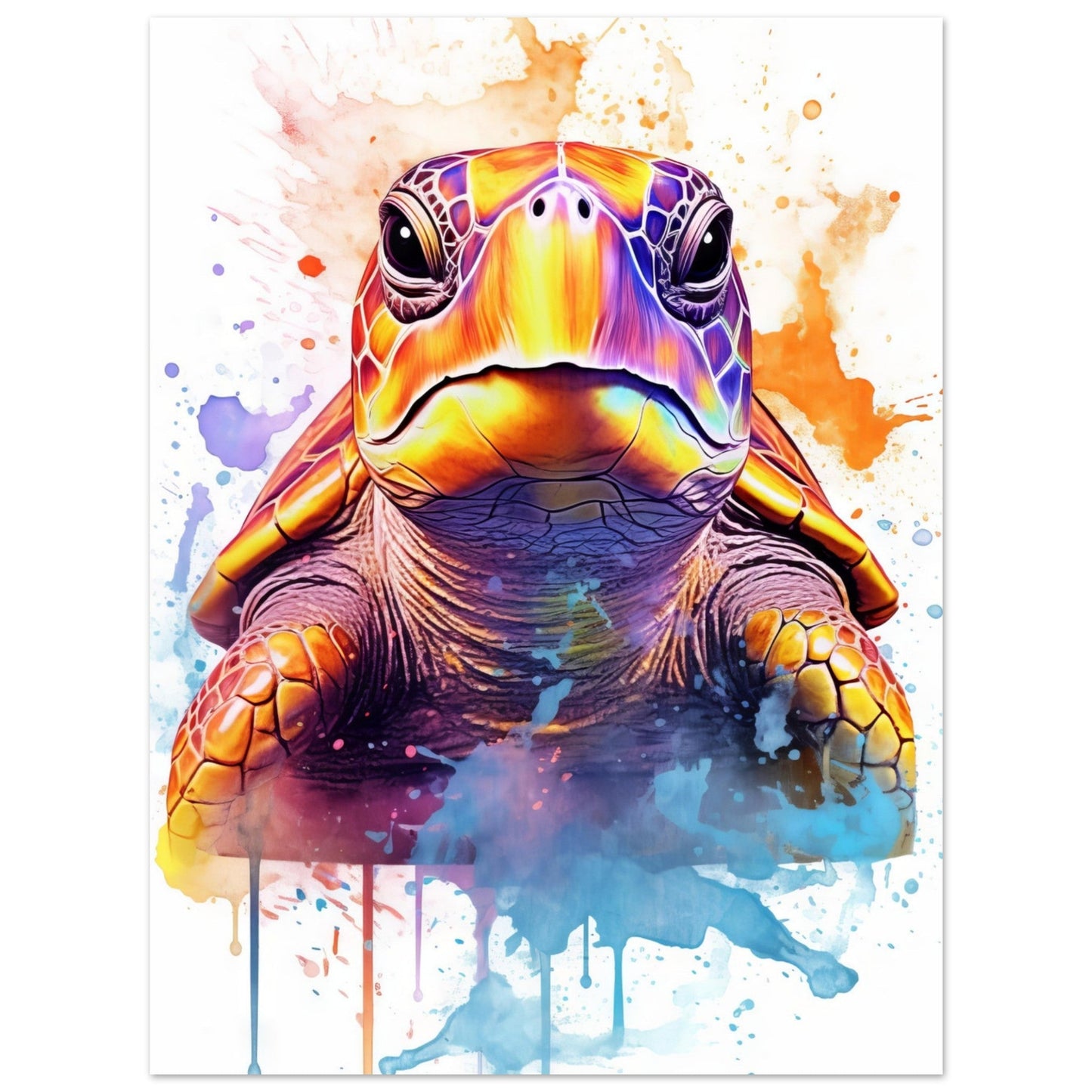 Schildkröte Pop-Art (TURTLE05)