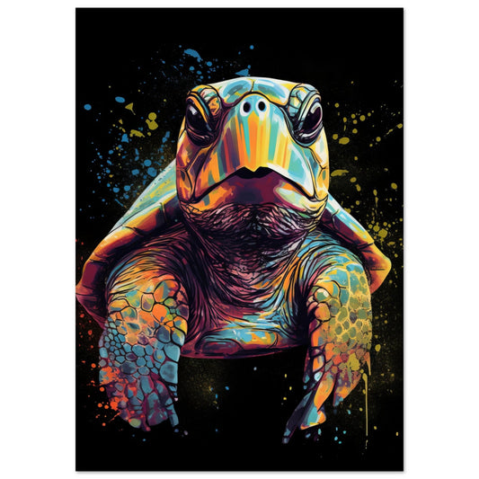 Schildkröte Pop-Art (TURTLE02)