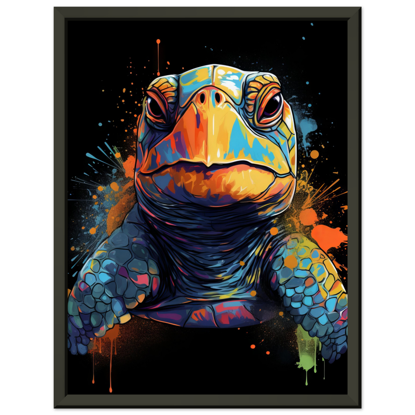 Schildkröte Pop-Art (TURTLE03)
