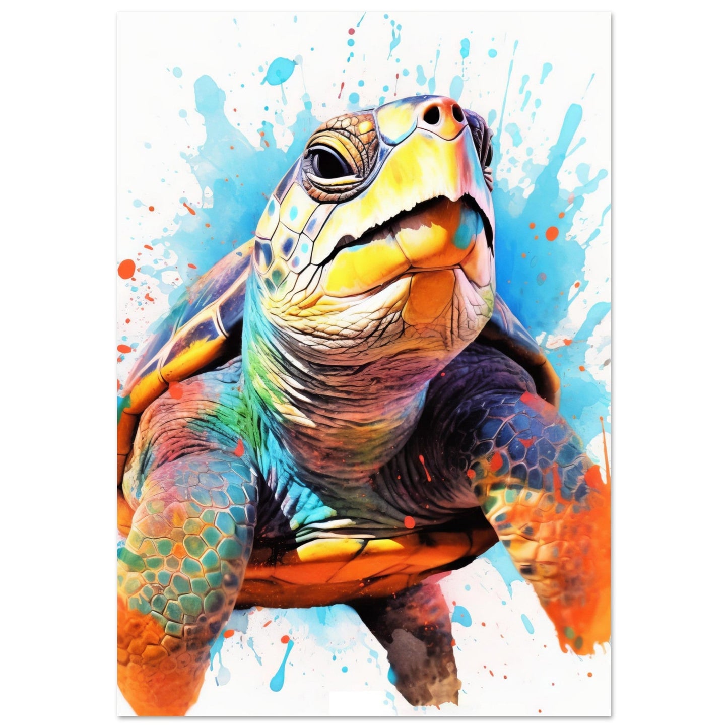 Schildkröte Pop-Art (TURTLE08)