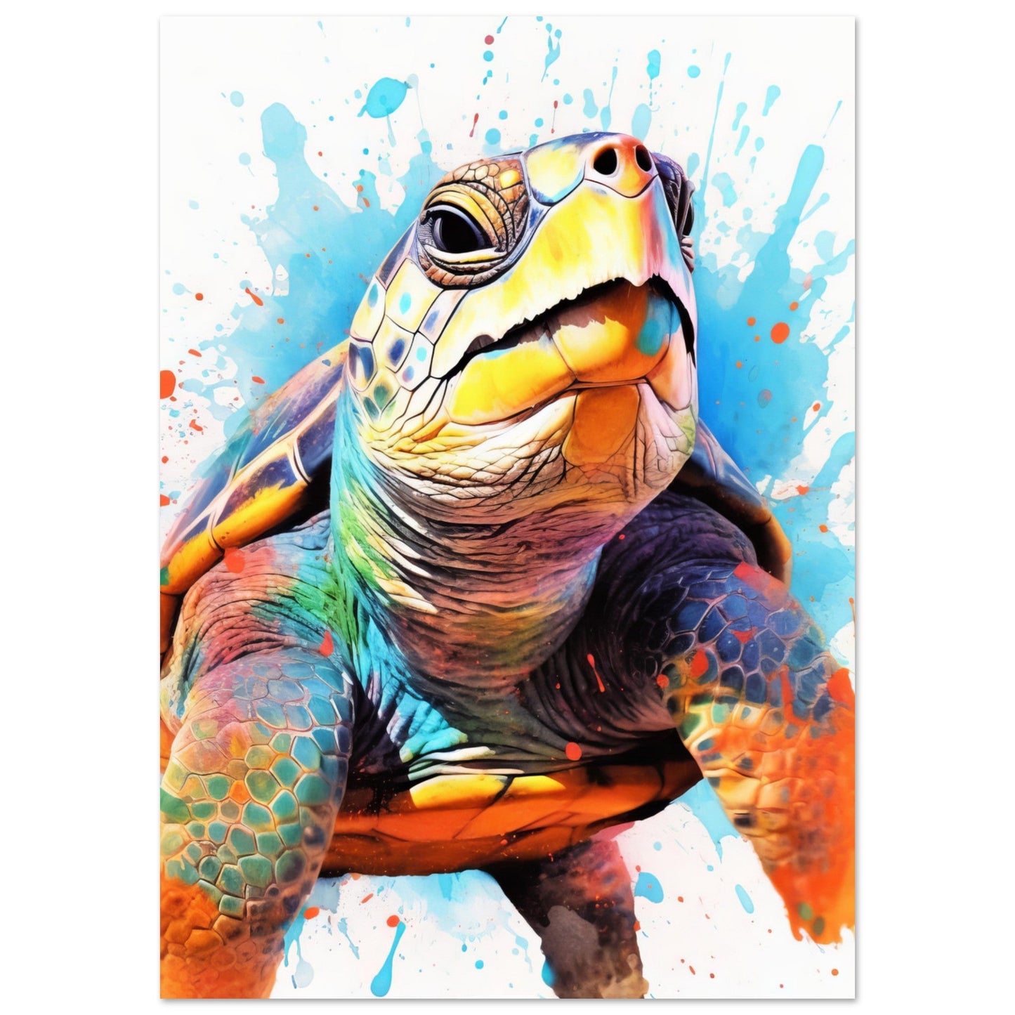 Schildkröte Pop-Art (TURTLE08)