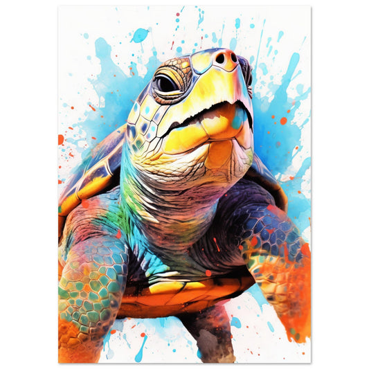 Schildkröte Pop-Art (TURTLE08)