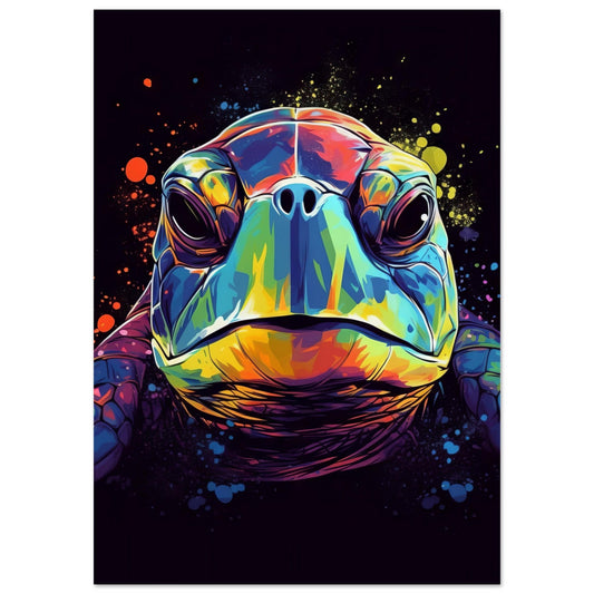 Schildkröte Pop-Art (TURTLE01)